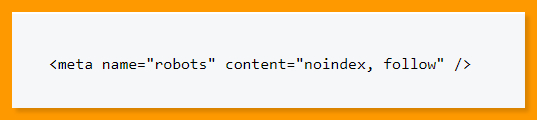 Meta Robots Tags